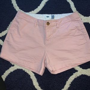 Light pink shorts to dress up or down!